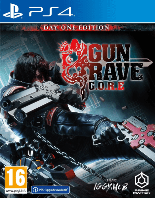 Gungrave Gore box art for Playstation 4